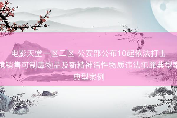 电影天堂一区二区 公安部公布10起依法打击跨境销售可制毒物品及新精神活性物质违法犯罪典型案例
